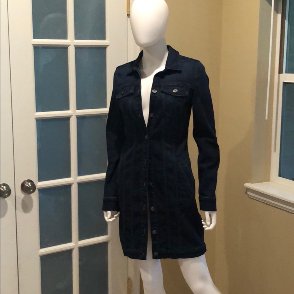 7 For All Mankind Jean Jacket Dress